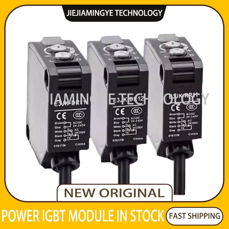 Brand new Mirror reflection photoelectric switch E3JK-R4M1 E3JK-R4M2 sensor Detection distance 4m