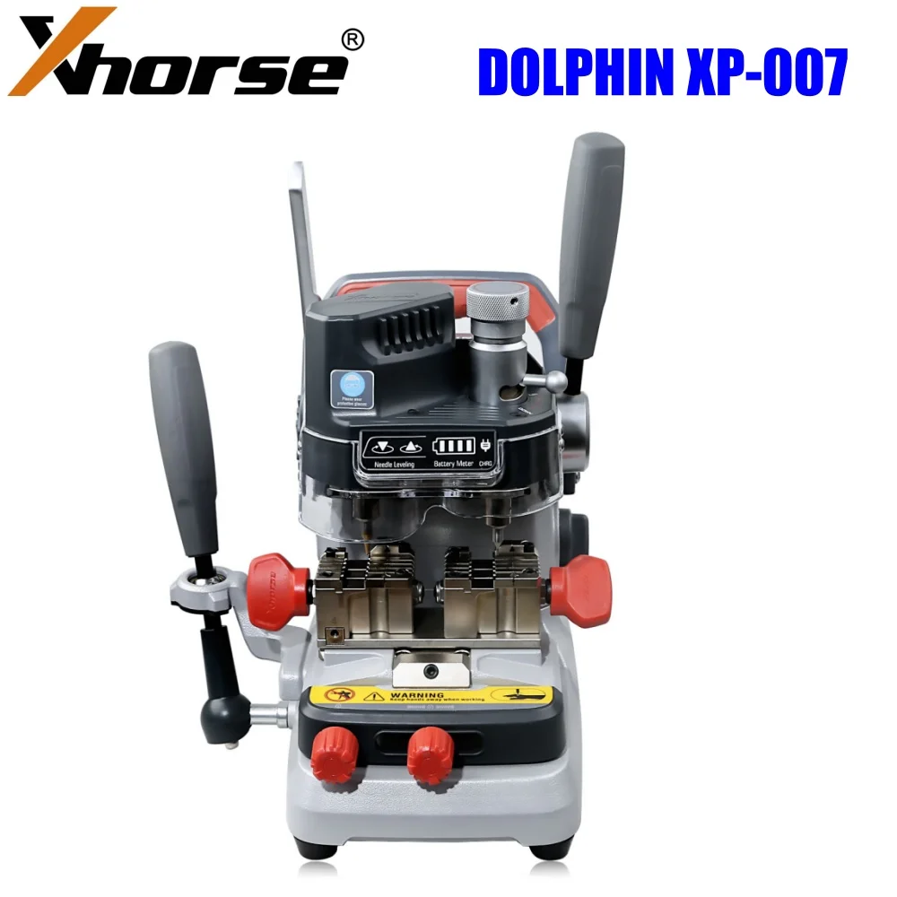 Máquina cortadora de llaves manual XHORSE DOLPHIN XP-007 para llaves láser, hoyuelos y planas