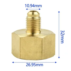 Brass Bottle Adapter On 1/4
