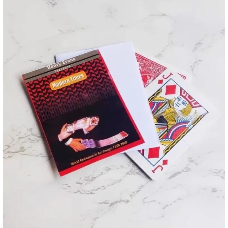 Modern Times By Henry Evans Visual Card Magic Close up Magic Trick Magia Magie Magician Prop Accessory Illusion Gimmick Tutorial