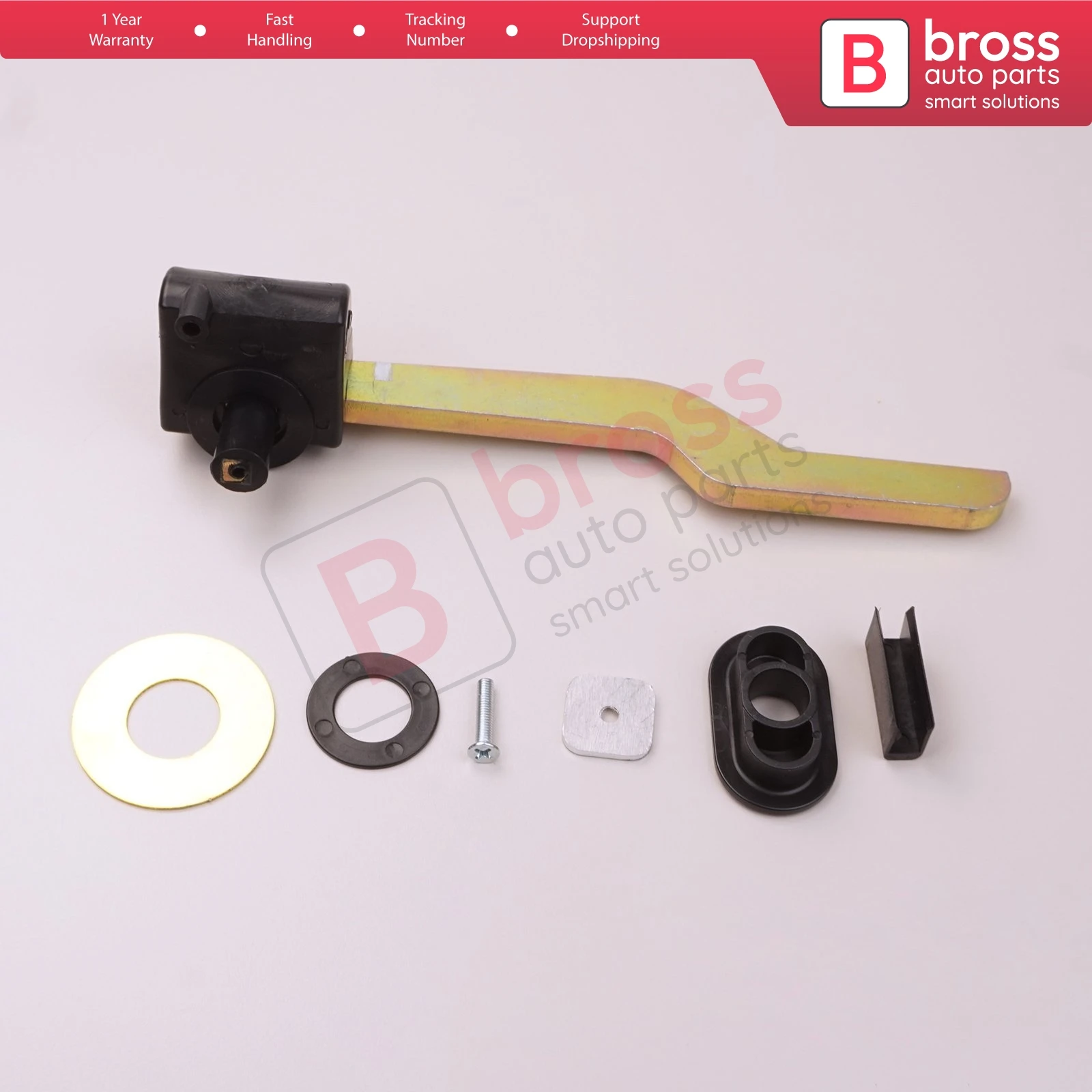 Bross BSR8-2 Roof Lock Latch Part 54347031362 Right for Vauxhall Opel Holden Astra G Convertible CC and BMW E46 Convertible CC