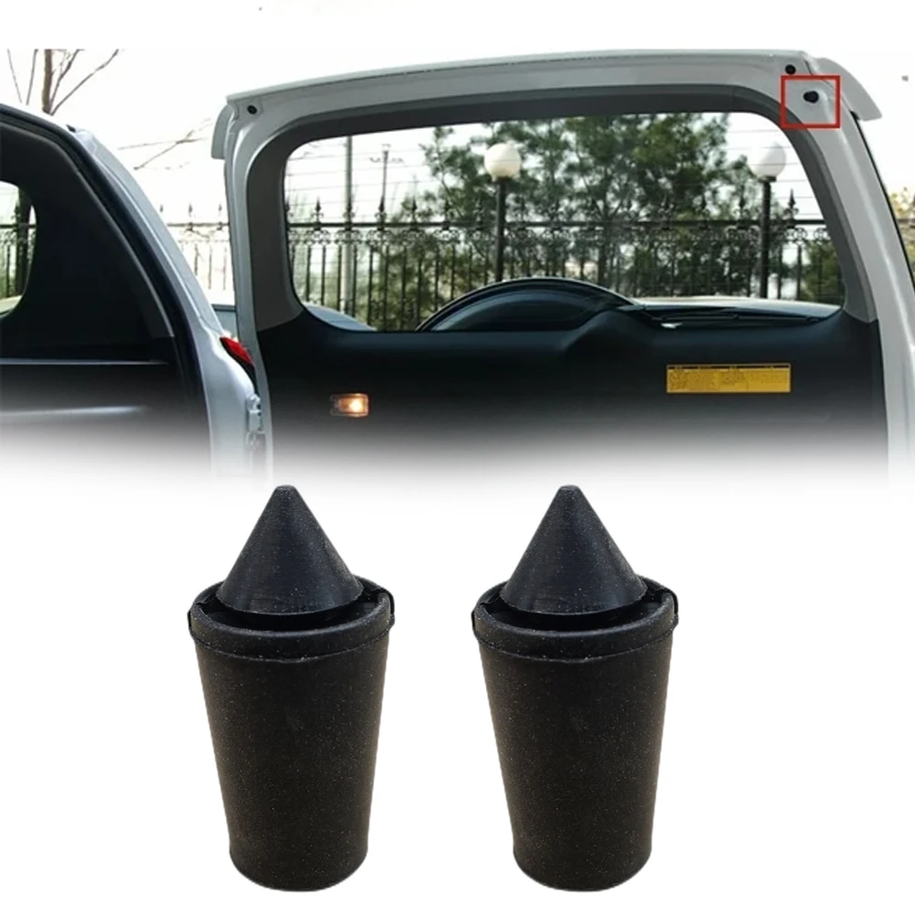 2pcs BACK DOOR RUBBER STOP CUSHION 90541-09108 For TOYOTA For RAV4 08-12 Trunk Rubber Cushion Rear Trunk Buffer Rubber Pad