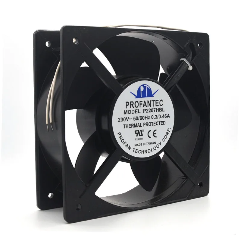 Original PROFANTEC P2207HBL 205*72mm AC230V 0.3/0.46A nverter axial fan cabinet cooling fan thermal protected