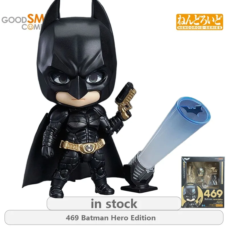 GSC Original NENDOROID Dark Knight Series 469 Batman Hero Edition\566 Joker Villains Edition Anime Action Figure Model Toys