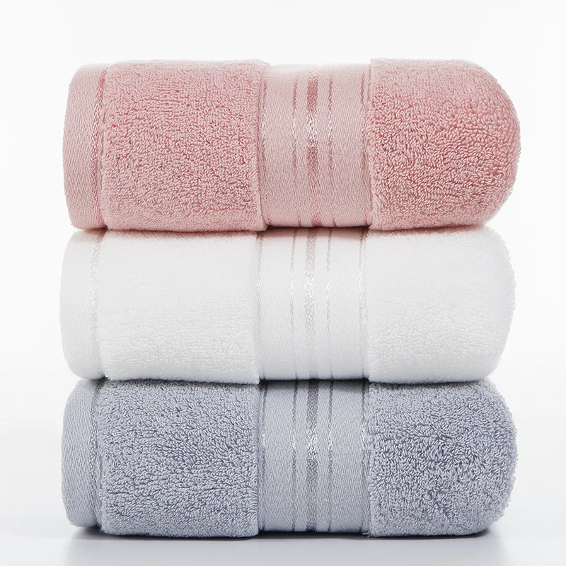 

Cotton Towel Bathroom Face Towel Strong Absorbent Soft Non-shedding Adult Towel Thickened Box in Two Packs