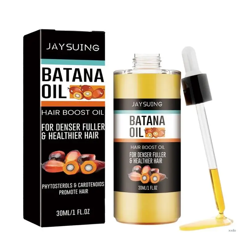 Jaysuing 30ml Batana Oil Promotes Hair Growth Hair Oil Repair Damaged Hair Oil Denser Fuller Hair Oil for All Hair Types