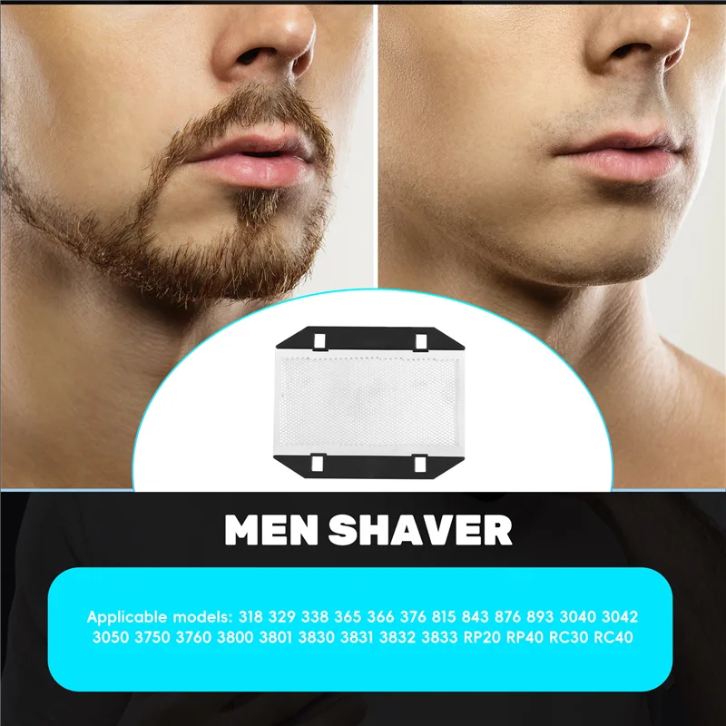 A27U New Men's Electric Razor Replacement Cutters Outer Foil For Panasonic ES9943C ES318 ES329 ES338 365 Men's Shaver Replacemen