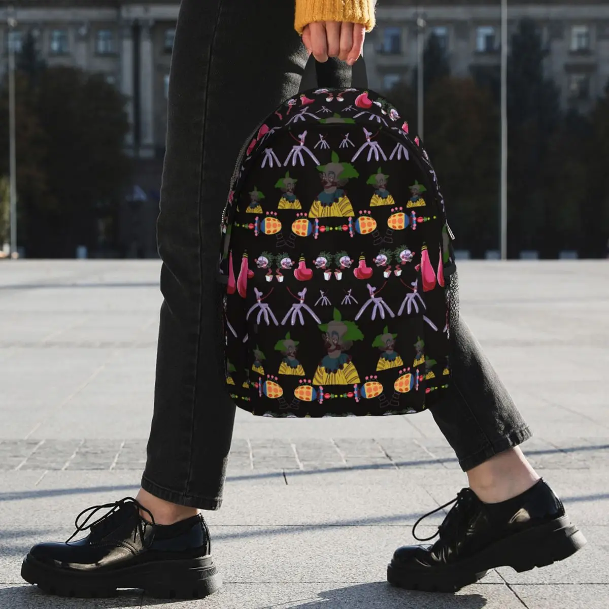 Killer Klowns From Outer Space Backpack Student BookBag Children School Bag Computer Shoulder Bags for Boys Girls