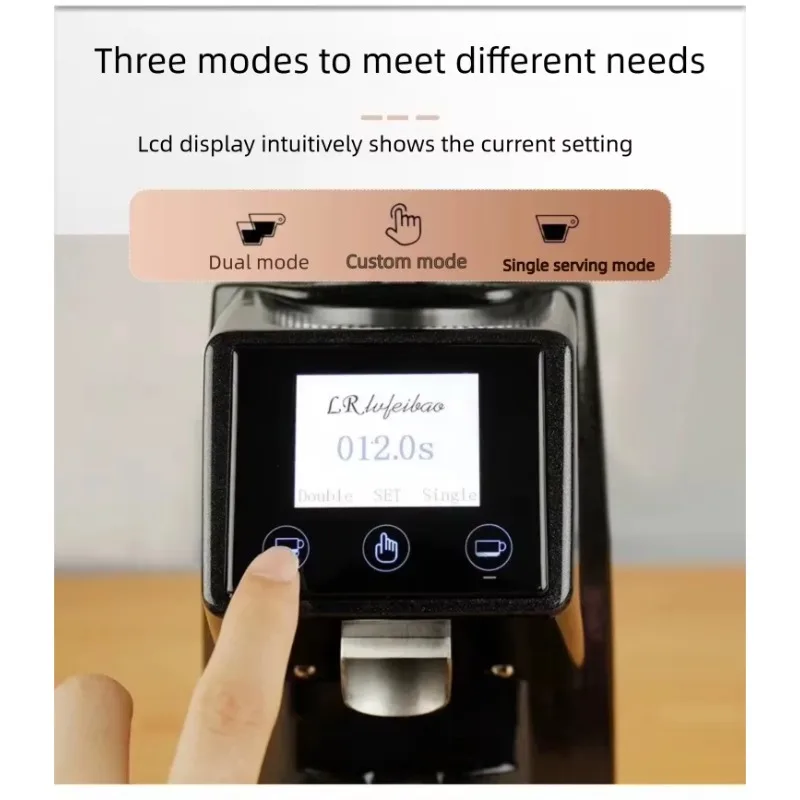 Fully Automatic Italian Dosing Coffee Grinder - Coffee Bean Mill for Home Commercial