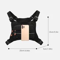 Tactical Chest Bag for Men Running Front Vest Backpack Rig Pouch Hiking Cycling Outdoor Camping Fishing Hunting Travel Molle Bag 6