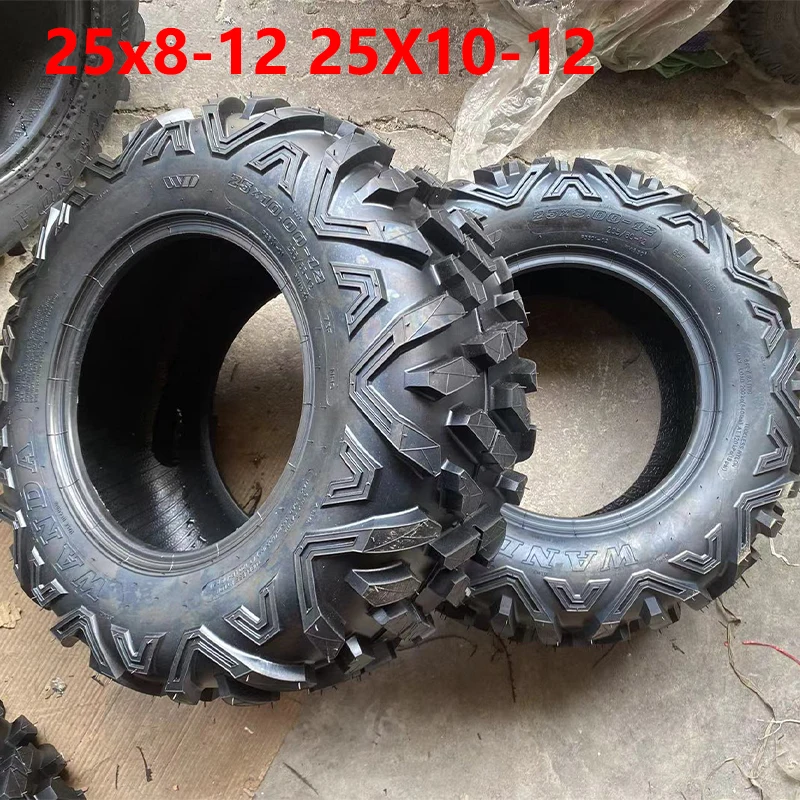 

12 Inch Tyre AT 25x8-12 25X10-12 Tire Four Wheel Vehcile Off Road Motorcycle For Chinese 150cc 200cc 250cc Big ATV Wheels Rims