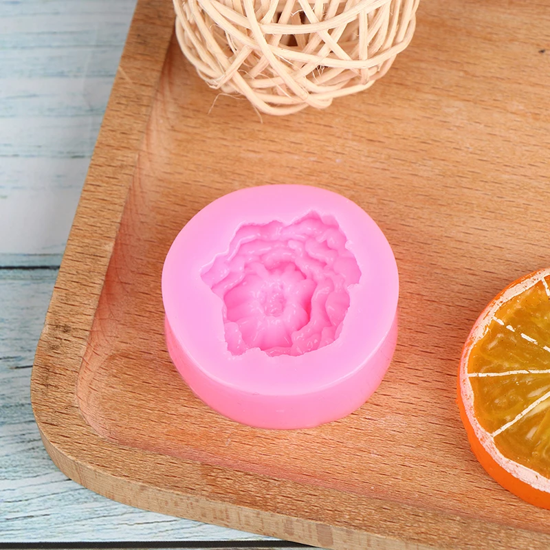1PC Flower-Shaped Silicone Fondant Mold for DIY Cake Decorating Wedding Party Candy Mould Baking Tool West Point