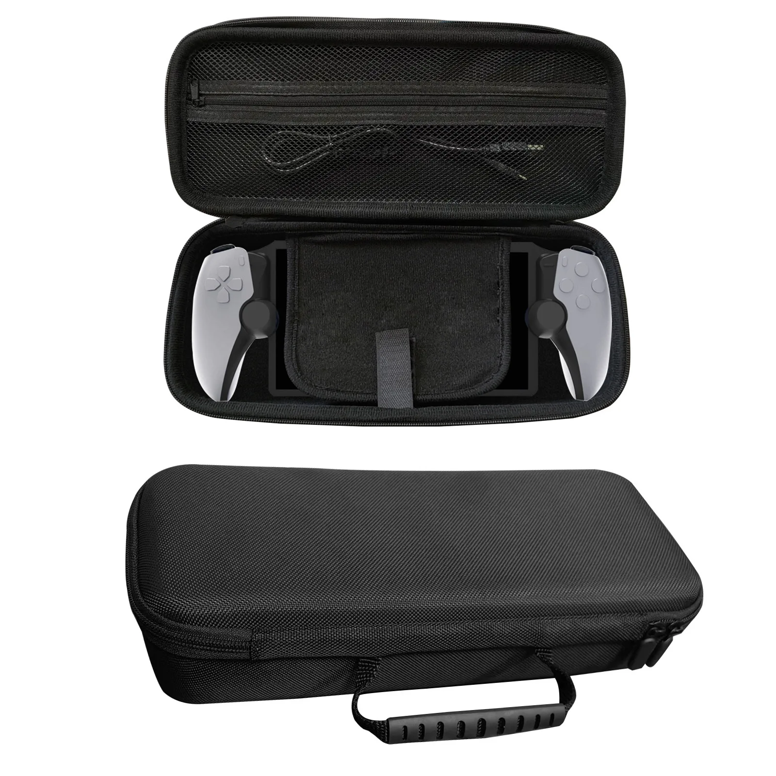 KJH-PS-002 For PS5 Portal storage bag EVA hard bag zipper protective cover case for PS5 new handheld portable traveling bag