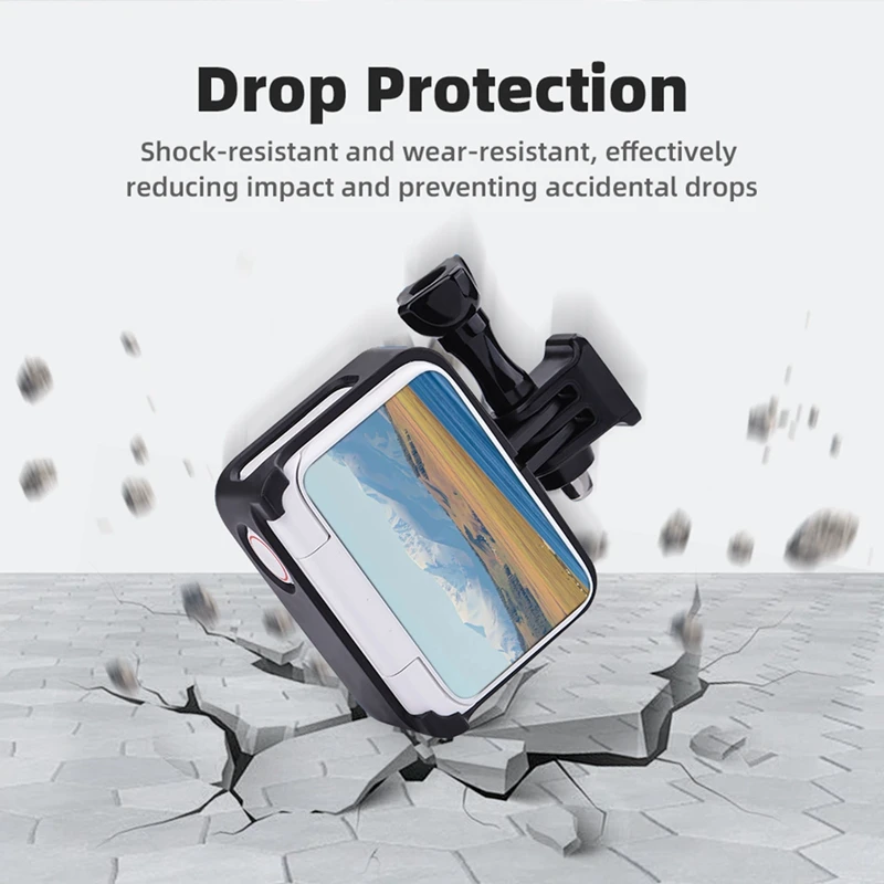 Para Insta360 GO 3 GO3S accesorios marco carcasa con adaptador de trípode 1/4 montaje carcasa de tornillo largo proteger