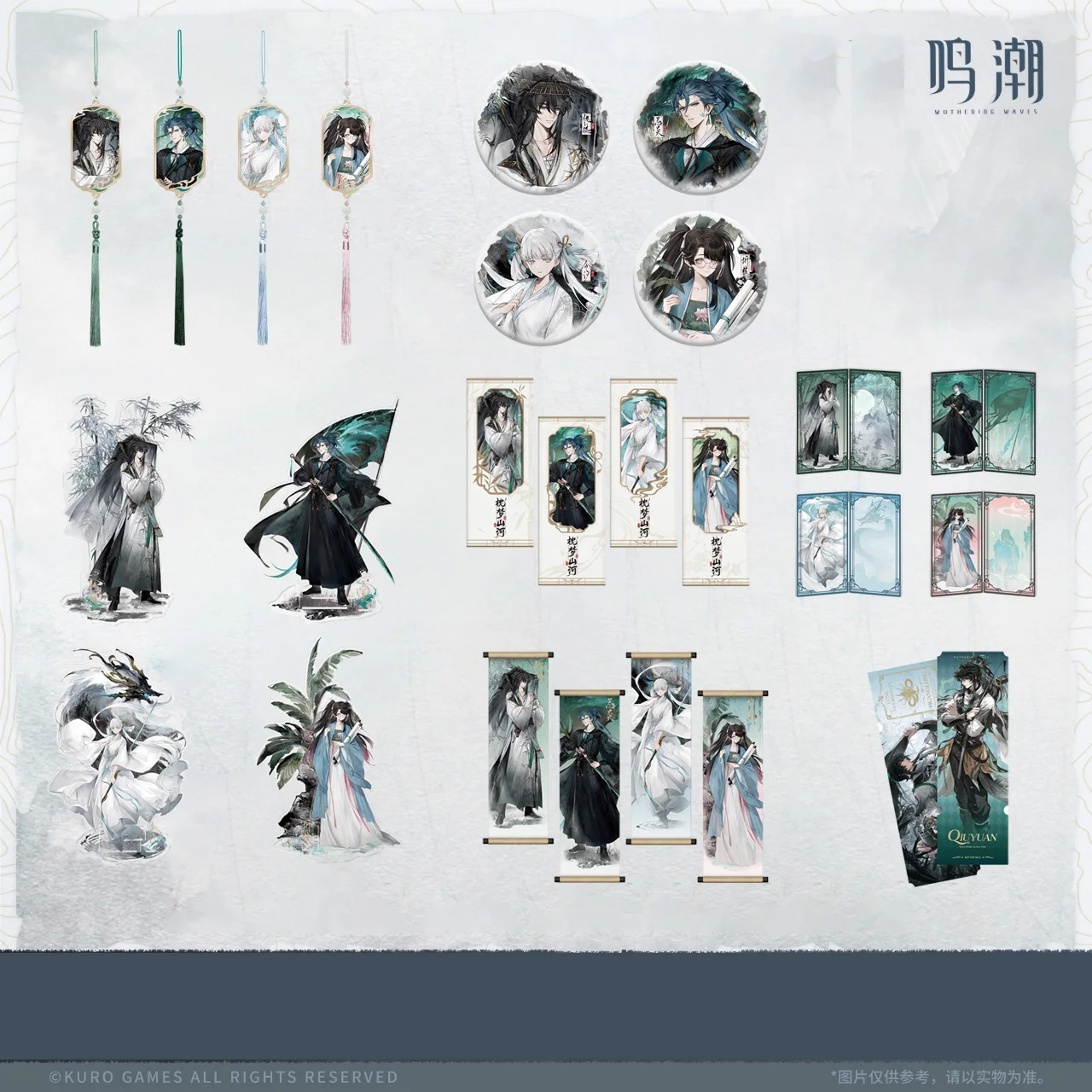 

Предпродажа, официальный товар Sunsyea Wuthering Waves, оригинальный подлинный значок на акриловой подставке ZMSH Qiuyuan Jinhsi