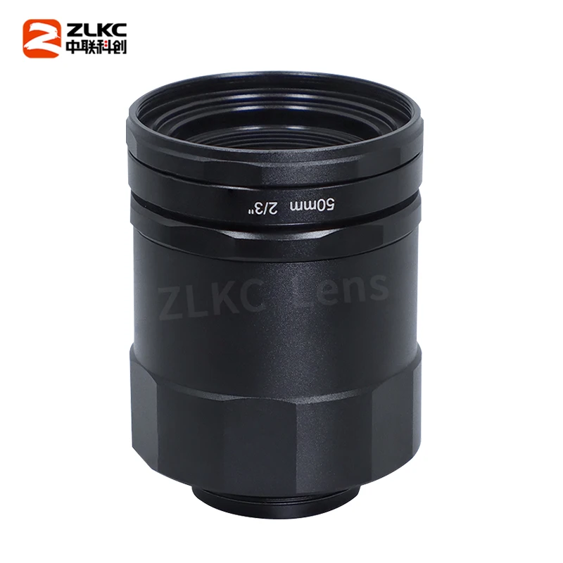 Anti-Vibration Lens 50mm C Mount CMOS FA Fixed Focus 2/3 Inch Lens 5MP Machine Vision Cameras Industrial Scene Lenses AM5014MP5