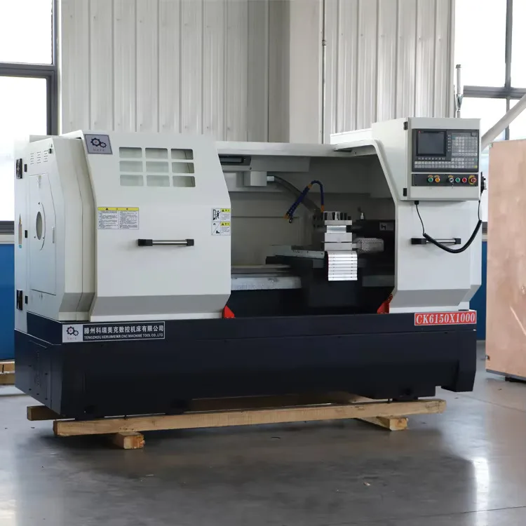 2 3 محاور نظام Fanuc مخرطة CNC أفقية CK6150D