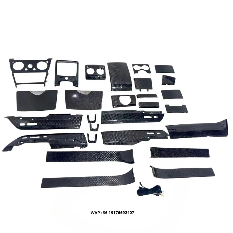 FOR 2018+ Cullinan 5-Seater Models Real Carbon Fiber Interior Trim Upgrade Replacement Accessories Made in China
