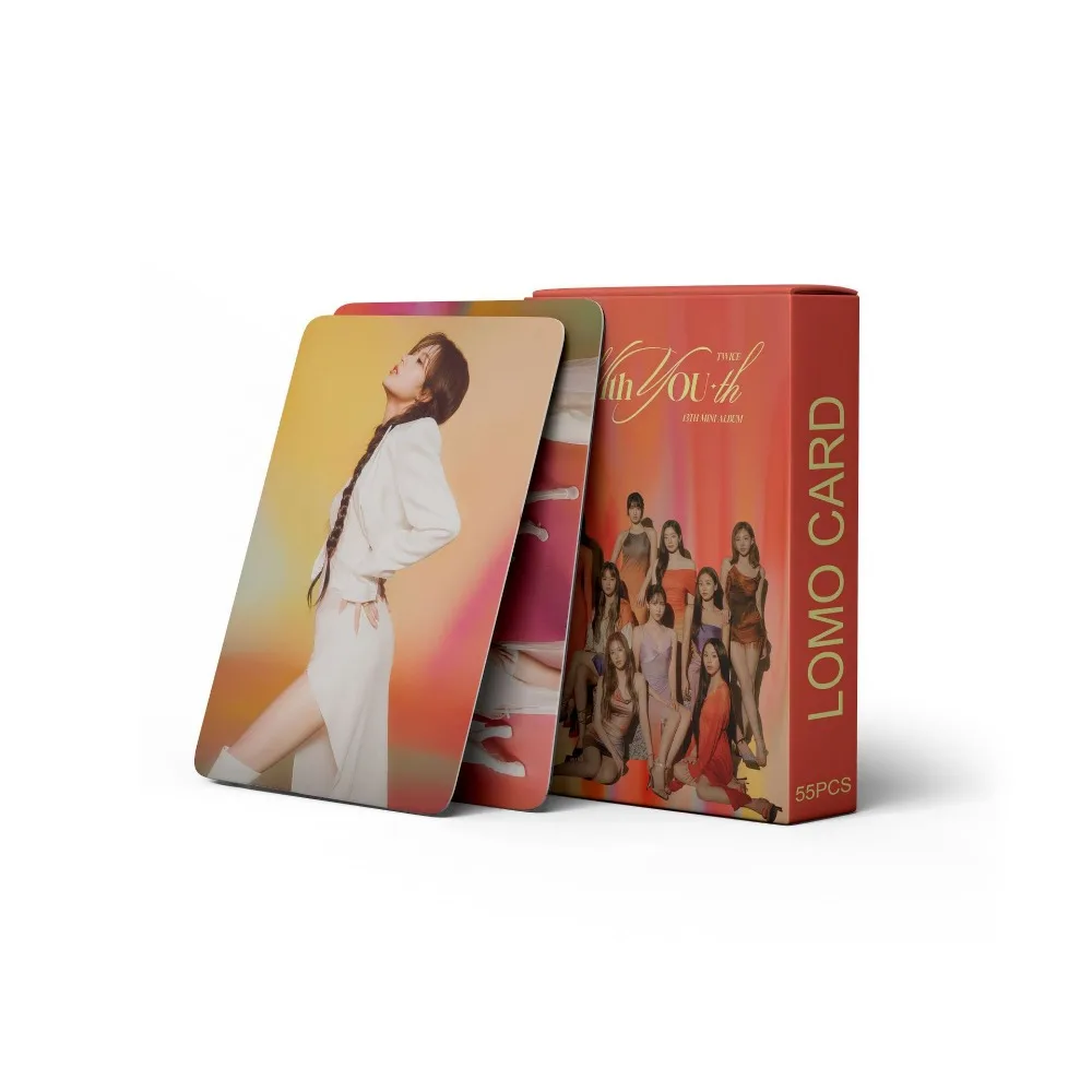 55pcs/set TWICE Photocard New Album The Feels High Quality HD Photo LOMO Card Pictures Fans Gift