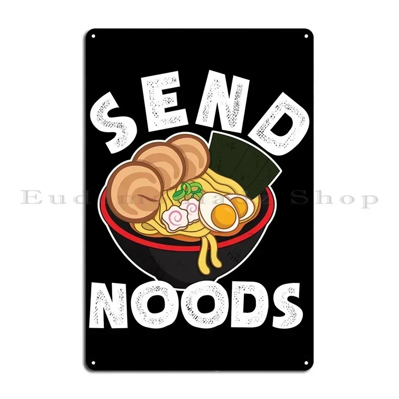 Send Noods For Asian Food Metal Plaque Create Bar Living Room Designing Cinema Tin Sign Poster