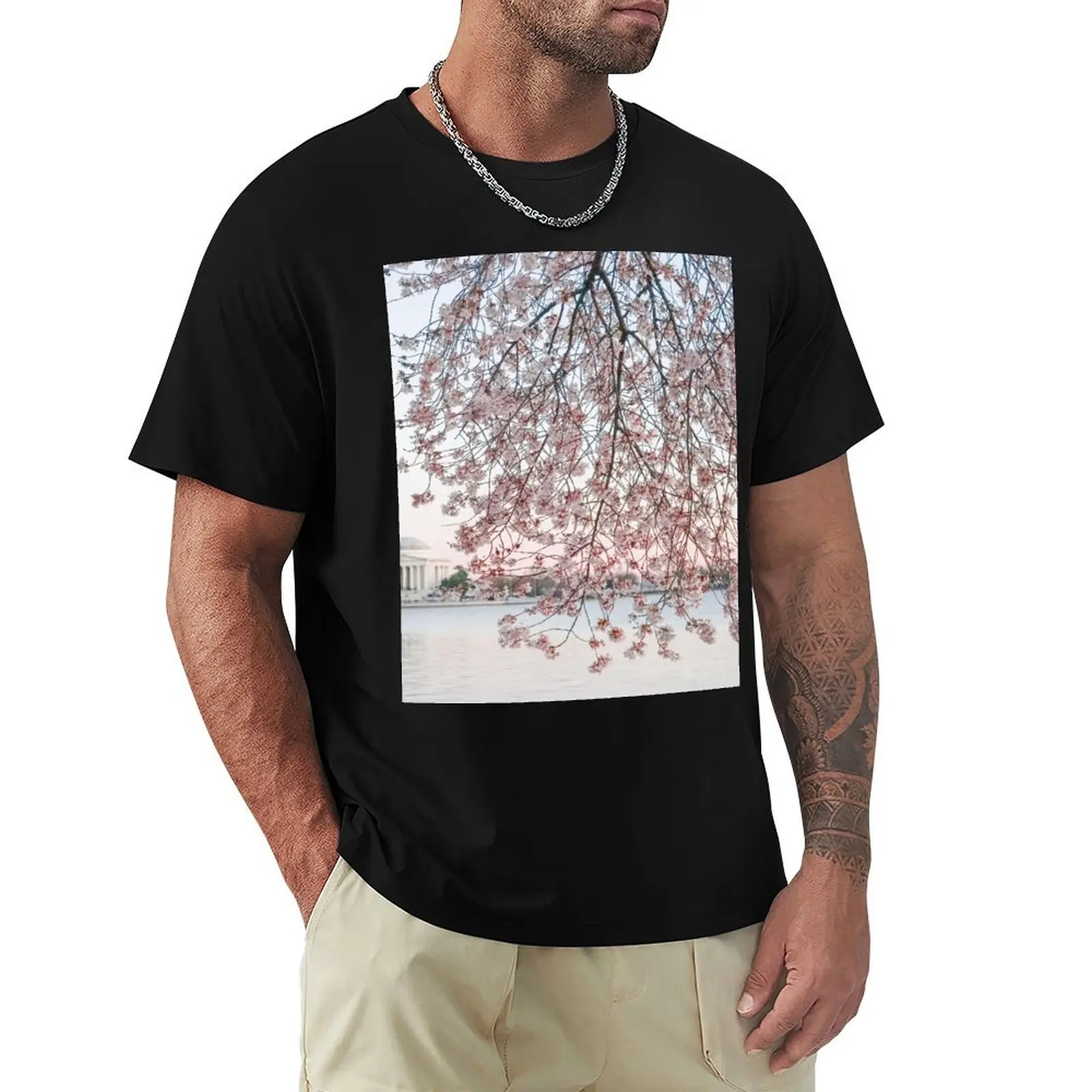 

Washington D.C. Blossoms T-Shirt luxury t-shirt quick-drying customs design your own t shirts for men pack