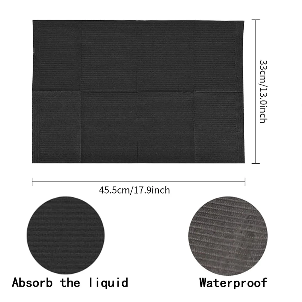 Waterproof Dental Bibs Disposable Tattoo Clean Wipes Pad Table Covers for Nail Salon Nail Tech Dental Clinic Tattoo Accessories