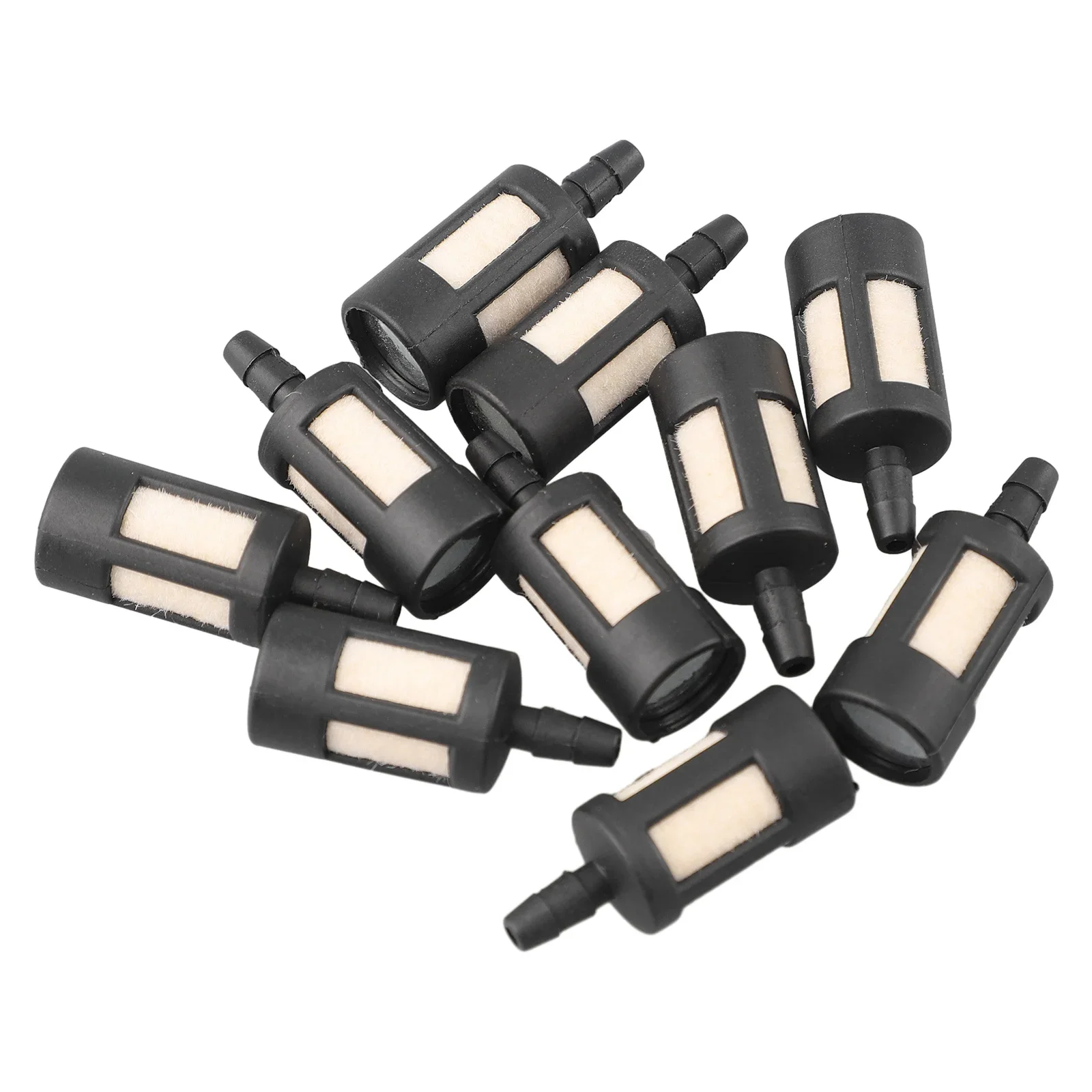 Imagem -02 - Filtro de Combustível Geral para Máquinas de Jardim a Gasolina Aparador de Grama Motosserra Carburador Ferramentas de Jardim Substituição Filtro de Combustível 10 Peças