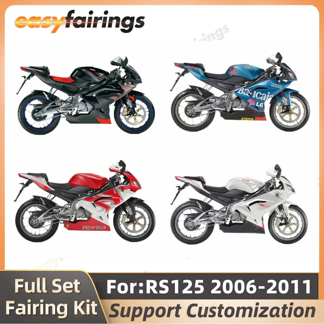 

Motorcycle Injection mold Fairings kit for Aprilia RS125 RS4 RS 125 2006 2007 2008 2009 2010 2011 full Fairing kit bodywork zxmt