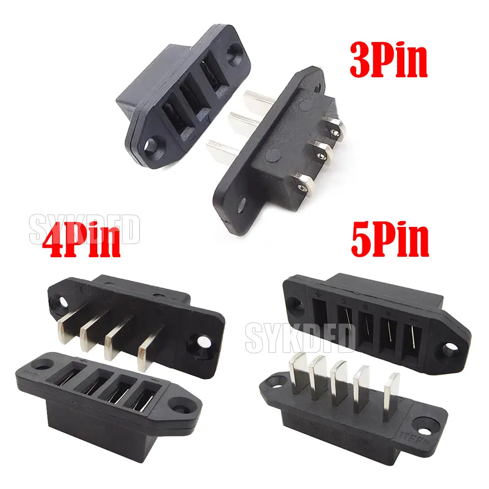 

3Pin 4Pin 5Pin Scooter Battery Connector Vertical Power Plug With Large Spacing Interface Battery Connector Cell Power Adapter