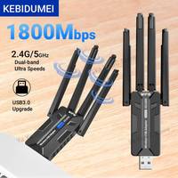 AX1800 WiFi 6 USB Adapter 2.4G/5Ghz Dual Band Wireless WiFi Receiver USB 3.0 Dongle Network Card Driver Free For Win 10/11