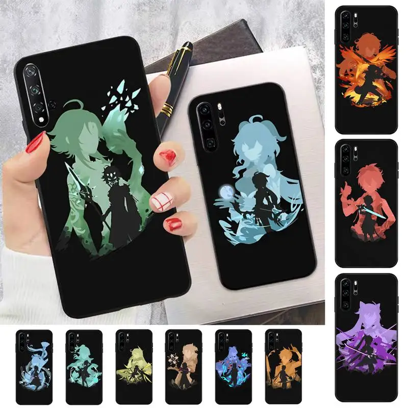 Lite Civi Genshin Impact Anime Phone Case for Huawei Honor 10 i 8X C 5A 20 9 10 30 lite pro Voew 10 20 V30