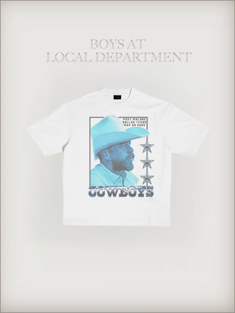t-shirt-unisexe-a-manches-courtes-en-coton-style-retro-col-rond-decontracte-avec-motif-« post-malone-f1-trillion-cowboys »-respirant