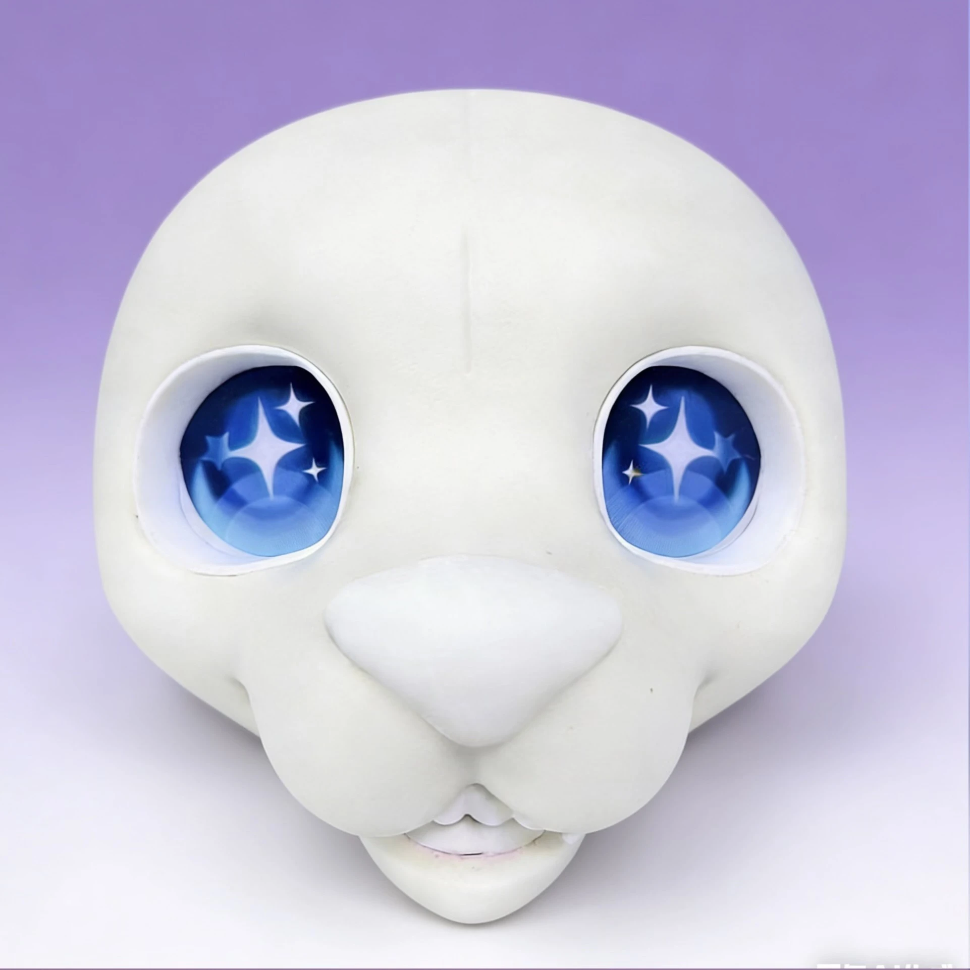 Original Kemono Fursuit Headbase Foam Sponge Cute Animal Canine Skull Furry DIY Accessories Anime and Comic Exhibition Clothing