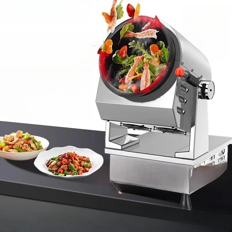 Intelligent Automatic Stir Fry Machine - Multifunction One-Touch Wok Robot for Home & Commercial Use