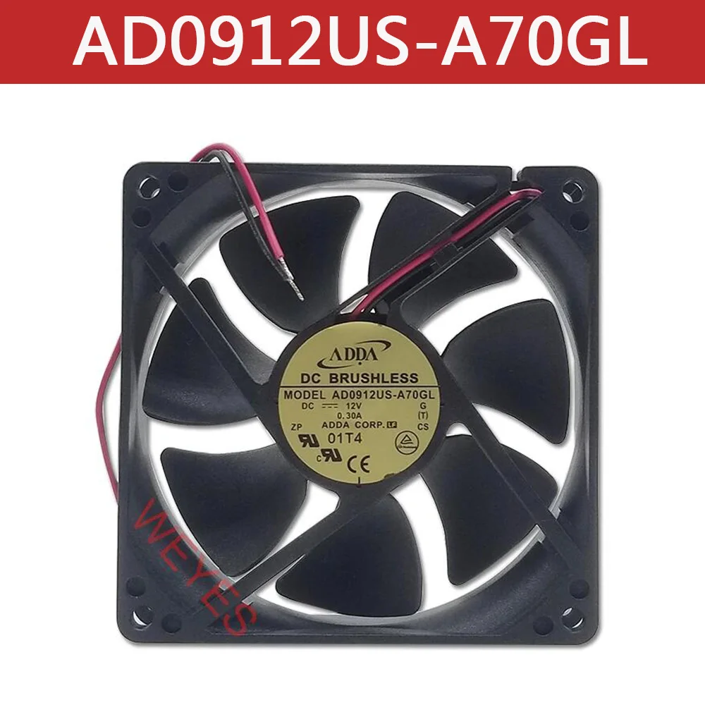 ADDA Ventilador Refrigeración Chasis AD0912US-A70GL 90mm