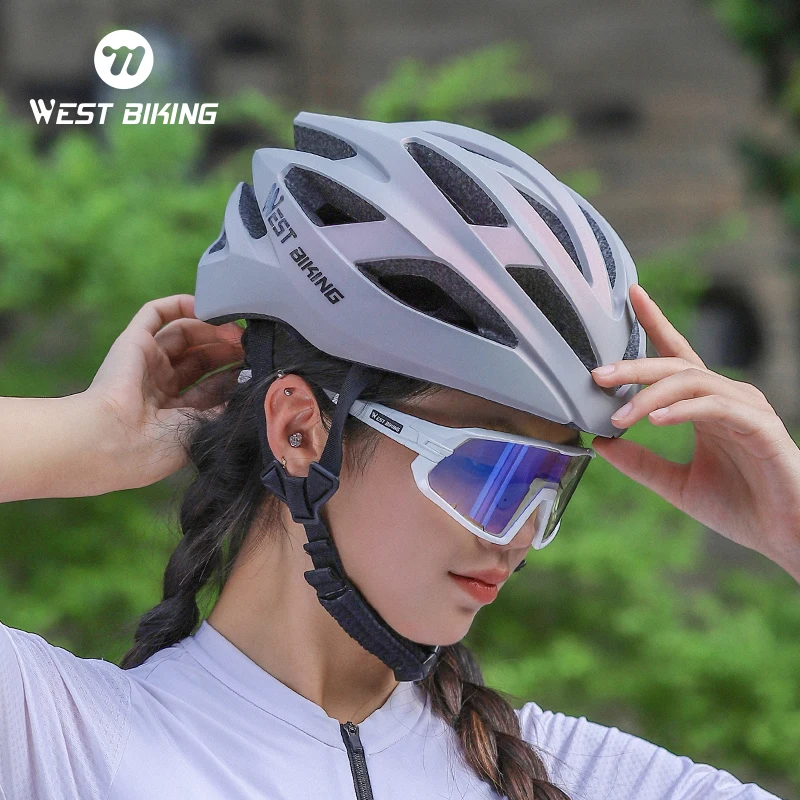 

Womens Bicycle Safety Helmet Comfortable Breathable Lightweight Integrated 54-59cm Color Adult Cycling Riding Equipment