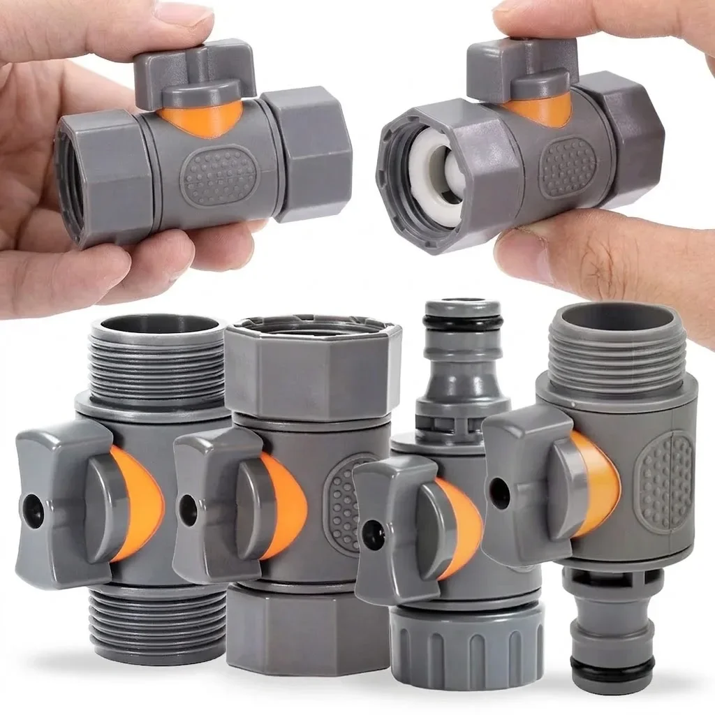 Extender Female Male Thread Stop Garden Irrigation 16mm 3/4 Inch Ball Valve Adapter Pipe Tube Connect Repair Coupling Joints