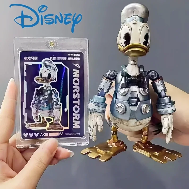 

Оригинальная модель мультипликационных персонажей Disney, ретро, Микки Маус, Дональд Дак, куклы, настольные украшения, коллекция анимационные модели игрушек