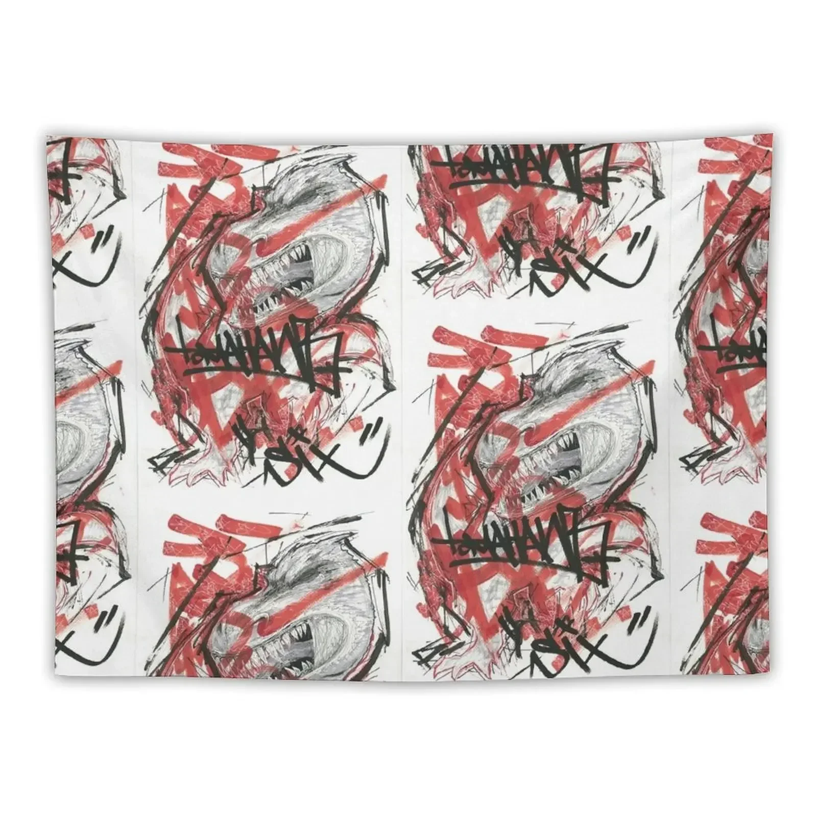 

Tomahawk signature six chicken T-Rex Tapestry Decor Home Wallpaper Bedroom Wall Hanging Decor For Room Tapestry