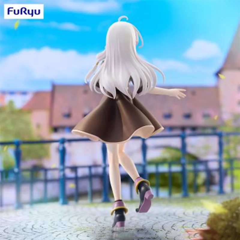 

【100% оригинал】FuRyu Majo No Tabitabi Elaina Trio-Try-iT Фигурка — Brown Coord Ver. Коллекция серии Модель персонажа из мультфильма