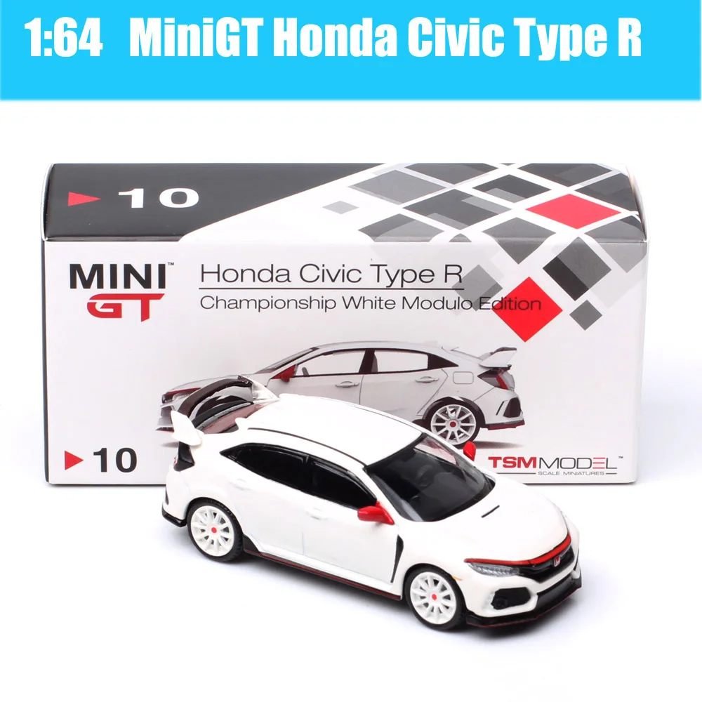 MiniGT 1/64 Scale Ford GT Nissan Skyline GTR Defender 110 RUF CTR Lancia Honda Civic Cadillac V Datsun Diecast Car Model Toy