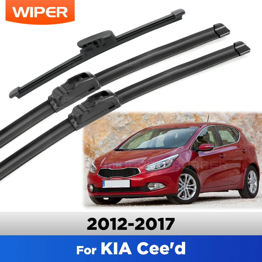 

Для KIA Cee'd Ceed 2012-2017 2013 2014 2015 2016 стеклоочиститель передние и задние щетки стеклоочистителя лобовое стекло щетки 26 "+ 14" + 12"