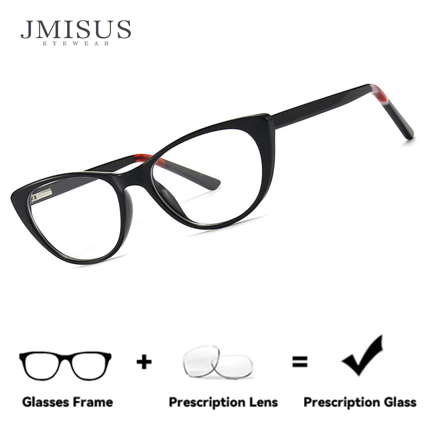 

JMISUS Woman Butterfly Reading Glasses Anti-Blue Ray Photochromic Grey Progressive Square Ultralight TR Multifocal Eyeglasses