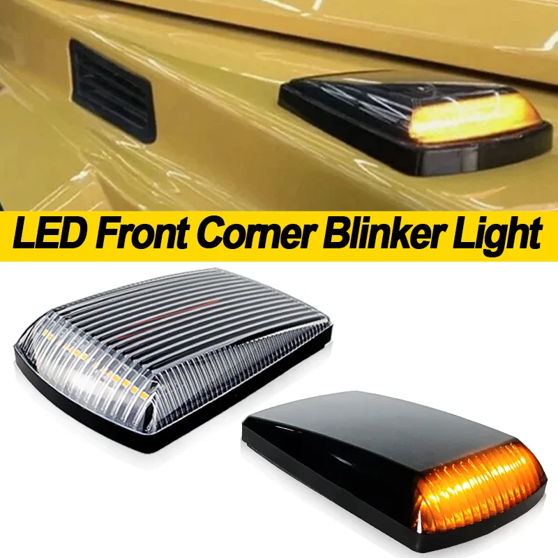 

2PCS Car Front Corner Marker Lights Turn Signal Blinker Lamps for Mercedes-Benz G Class W463 W461 W460 Parking Light 4639060042