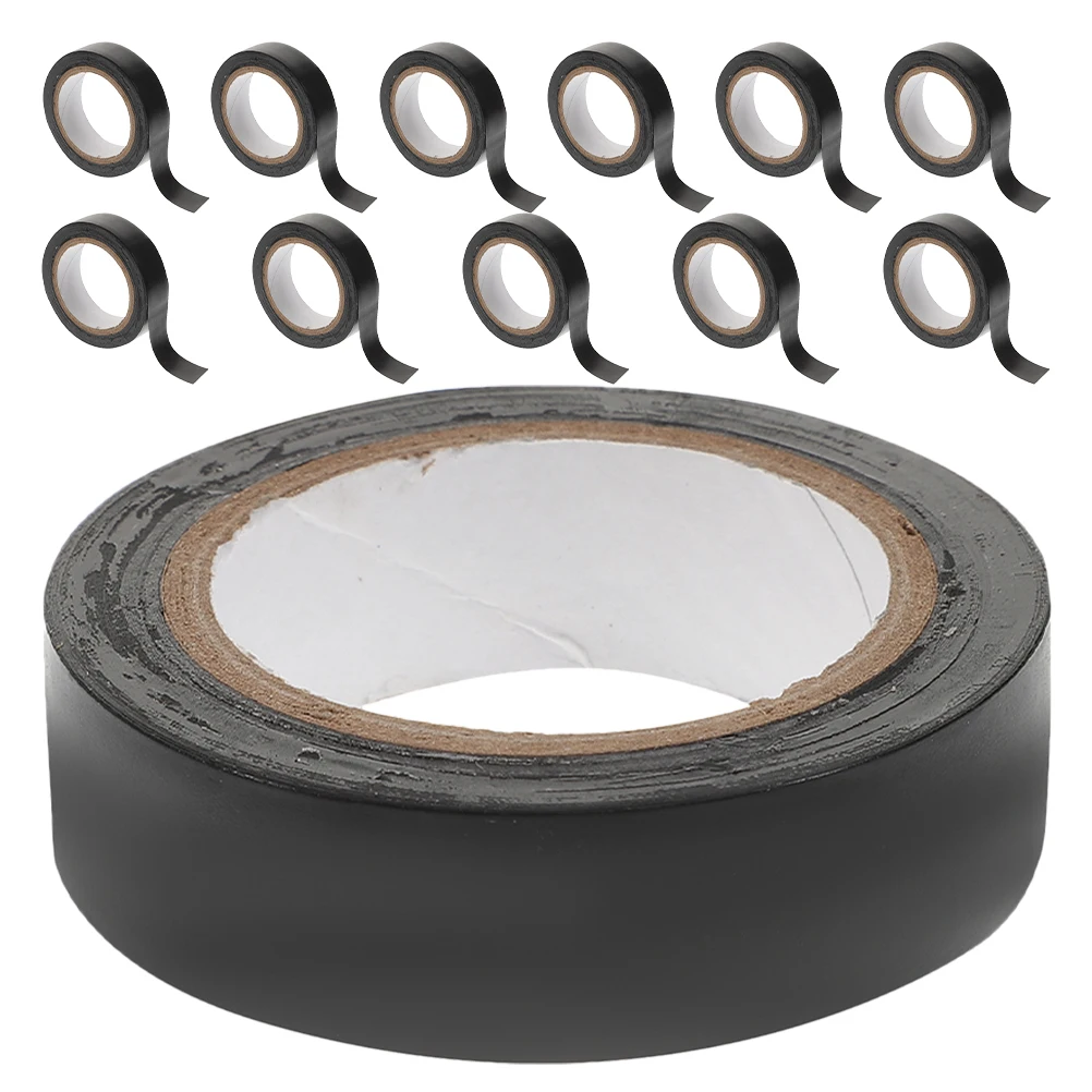 

12 Rolls Electrical Insulation Tape 16mmx10m PVC Wide Electric Tape Electric Home Improvement Outdoor Indoor Use