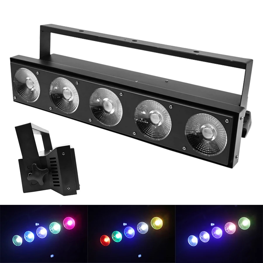 Imagem -03 - Feixe de Lavagem Strobe Matrix Rgb Led Dmx Stage Light em 5x30w Bar dj Party