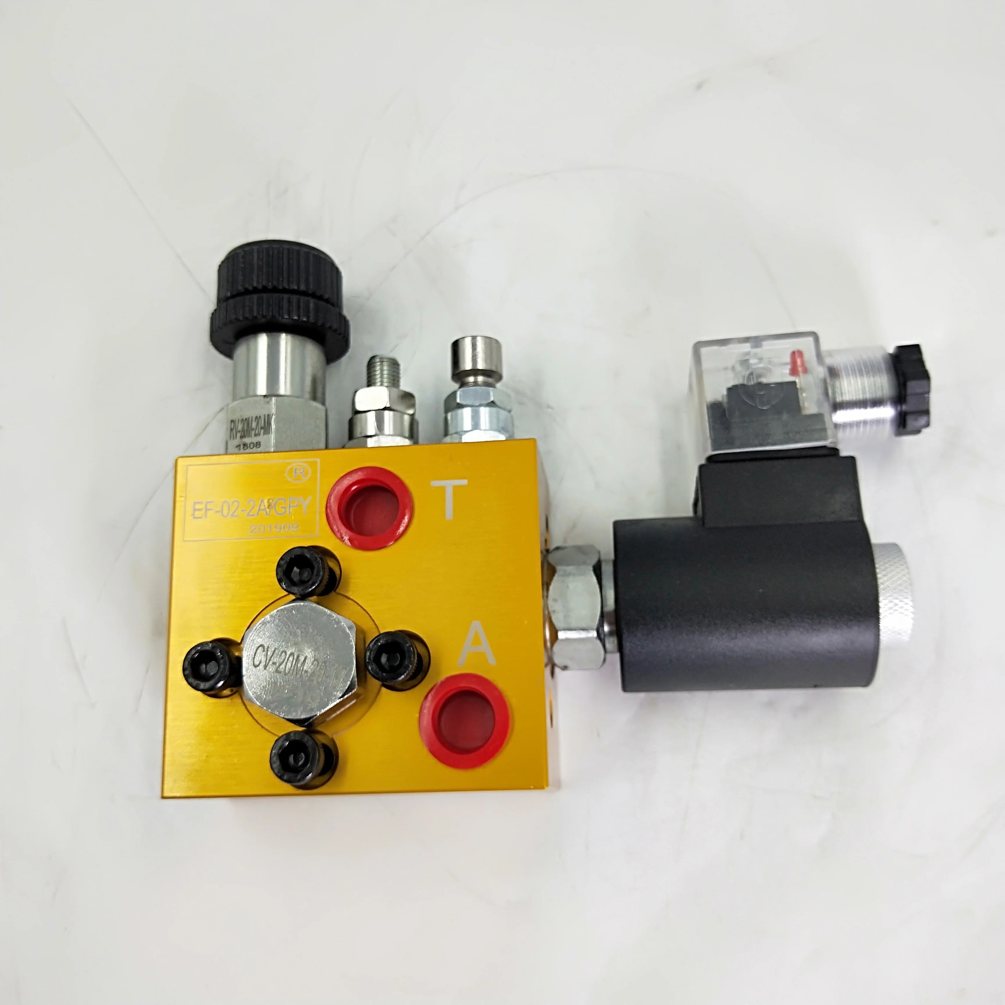 جديد وصول صمام هيدروليكي ET سلسلة رفع صمام رفع مزيج صمام EF-02-AC220V EF-02-DC24V EF-02-2A/GPY #3