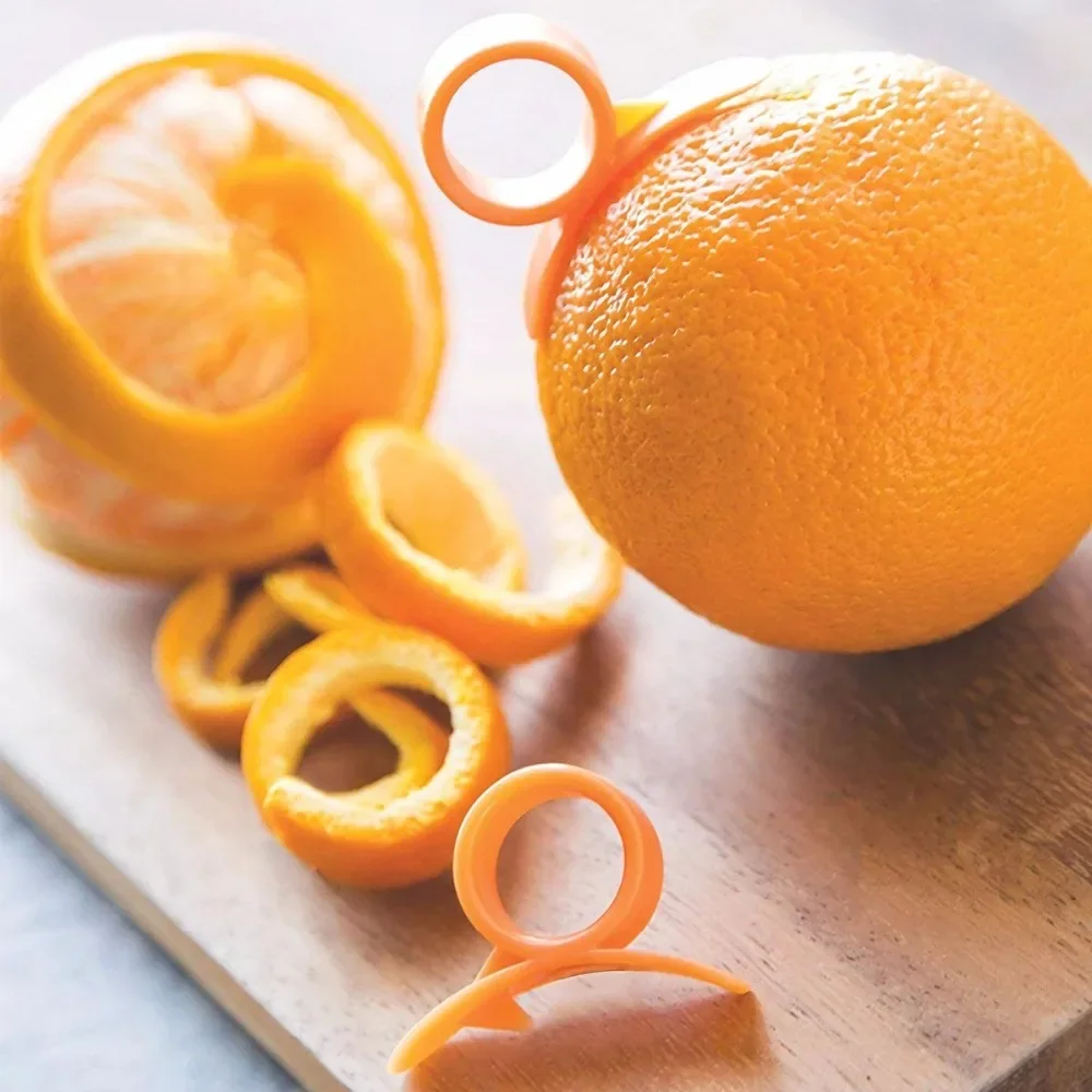 3/6/9Pcs/lot Citrus Parer Peeler Orange Lemon Lime Peeler Remover - Kitchen Tools Orange Opening Device Orange Stripper