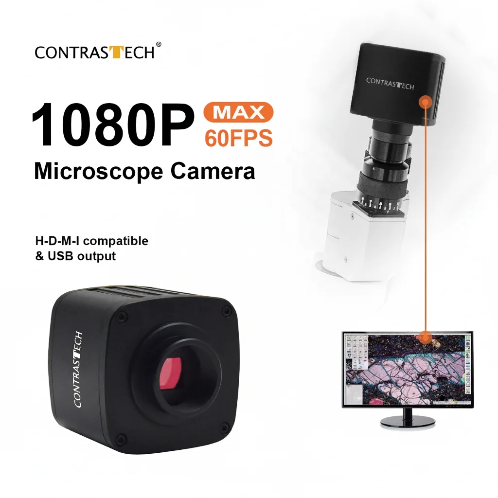 SVS400SE External U Disk Standard C Mount Interface Optical 10x 20x Microscope 8mp 60fps 4k Camera Hd-mi Out
