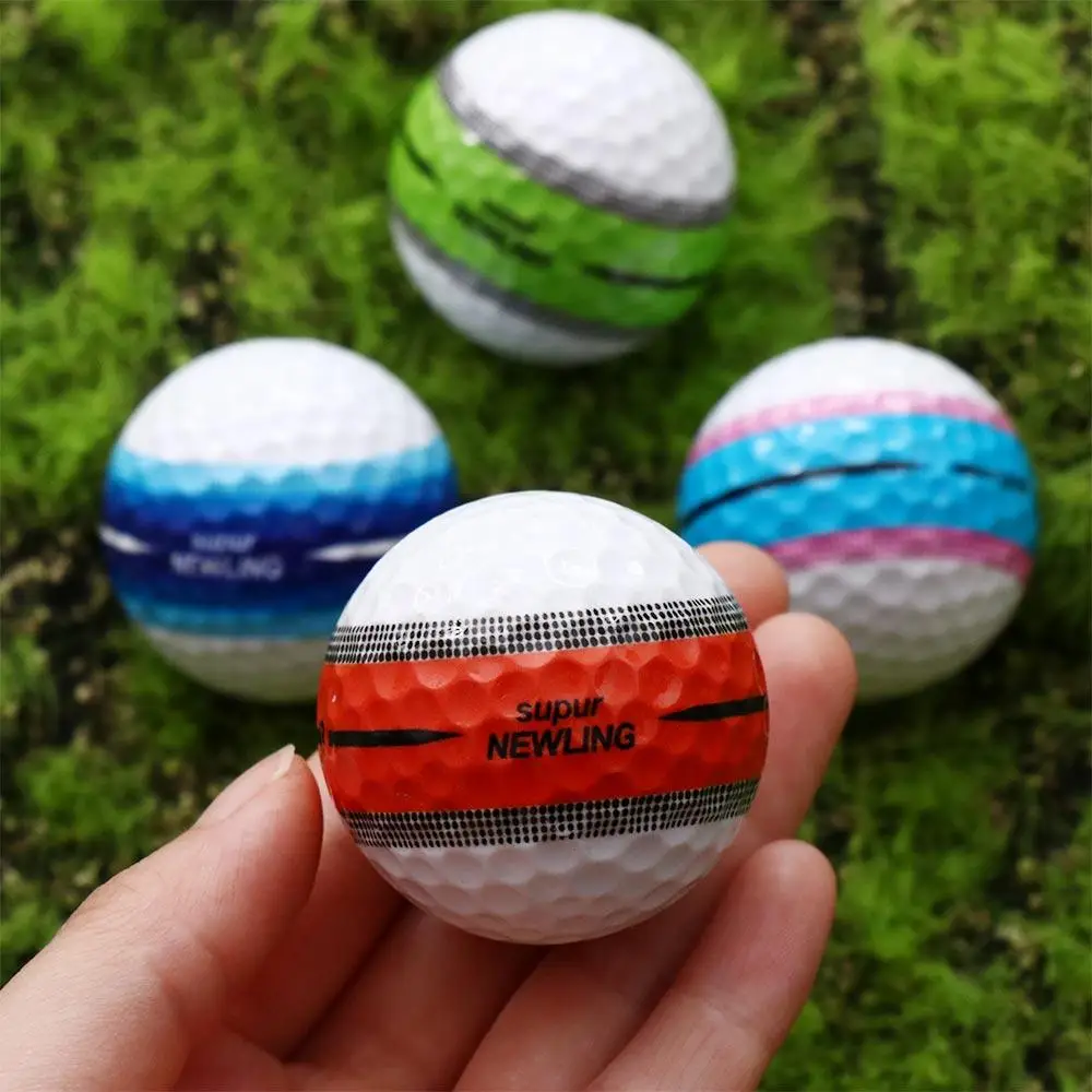 Description Picture 6 of item360 ° Aiming Golf Balls Sky Blue Purple Golf Three Layer Ball Orange Dark Blue Super Long Distance Golf Ball